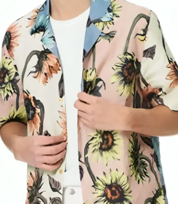 Shrinking S02 Michael Urie Sunflower Shirt