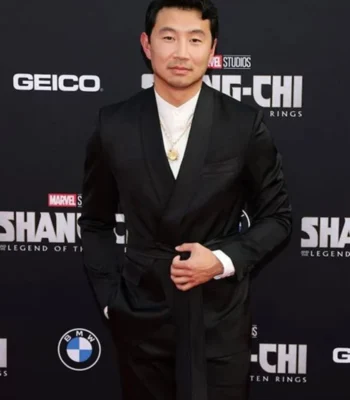 Simu Liu Shang-Chi and The Legend of Ten Rings Suiting Black Blazer