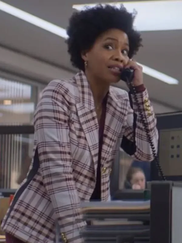 Sinclair Daniel The Other Black Girl 2023 Plaid Coat
