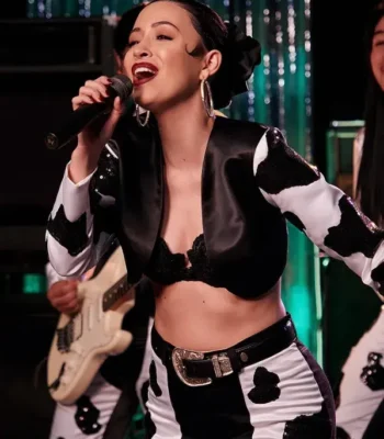 Singer Selena Quintanilla Black Cropped Jacket