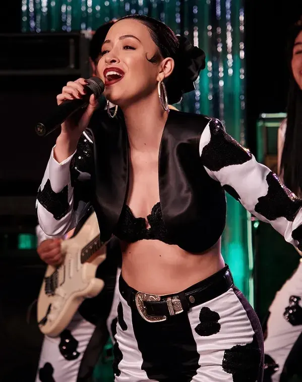 Singer Selena Quintanilla Black Cropped Jacket Singer Selena Quintanilla Black Cropped Jacket