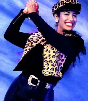 Singer Selena Quintanilla Leopard Cheetah Print Jacket
