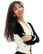 Singer Selena Quintanilla Silver Metallic Vest