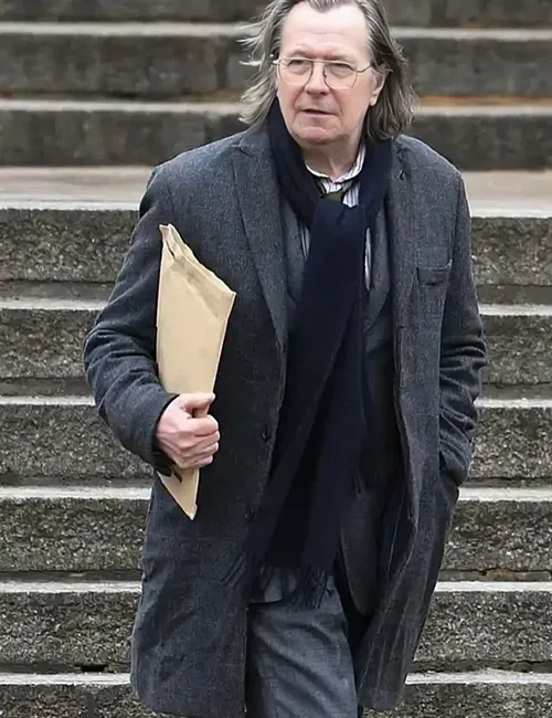 Slow Horses S01 Gary Oldman Grey Wool Coat Slow Horses S01 Gary Oldman Grey Wool Coat