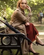 Slow Horses S02 Diana Taverner Cotton Trench Coat