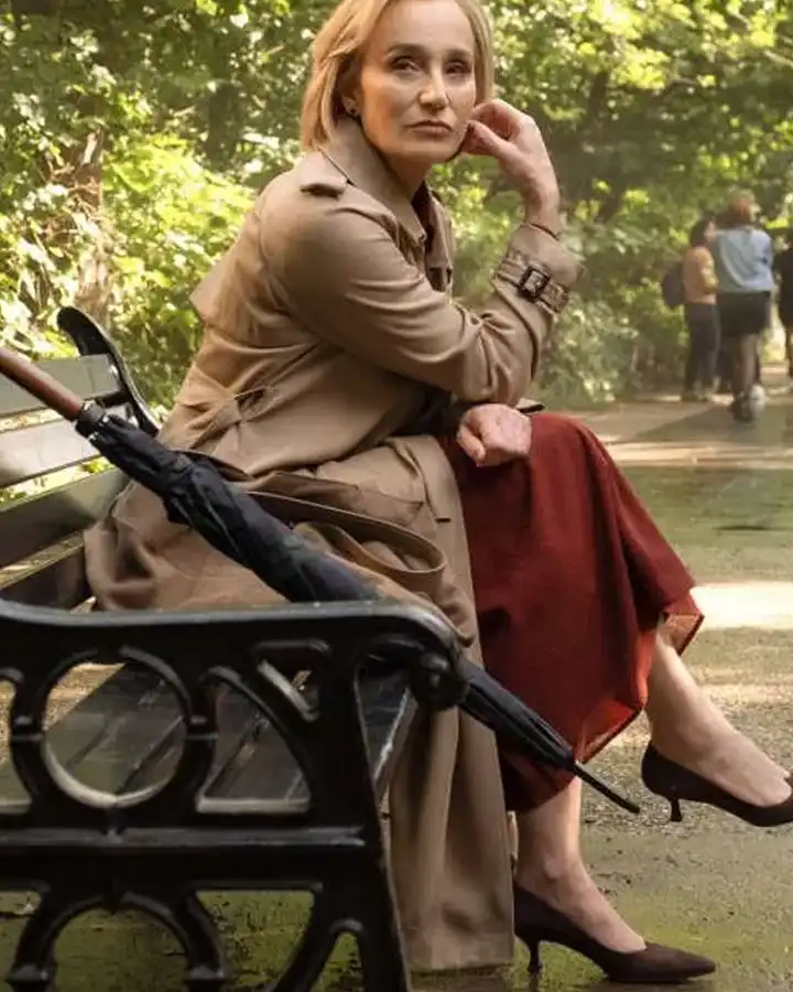 Slow Horses S02 Diana Taverner Cotton Trench Coat Slow Horses S02 Diana Taverner Cotton Trench Coat