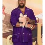 Slumberland 2022 Jason Momoa Purple Suit