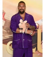 Slumberland 2022 Jason Momoa Purple Suit