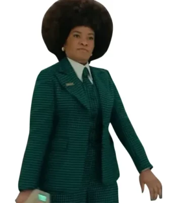 Slumberland Agent Green Plaid Coat