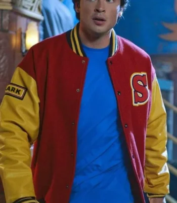 Smallville Clark Kent Crows Varsity Cotton Jacket
