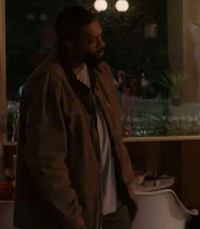 Snowfall S05 Peaches Brown Cotton Jacket
