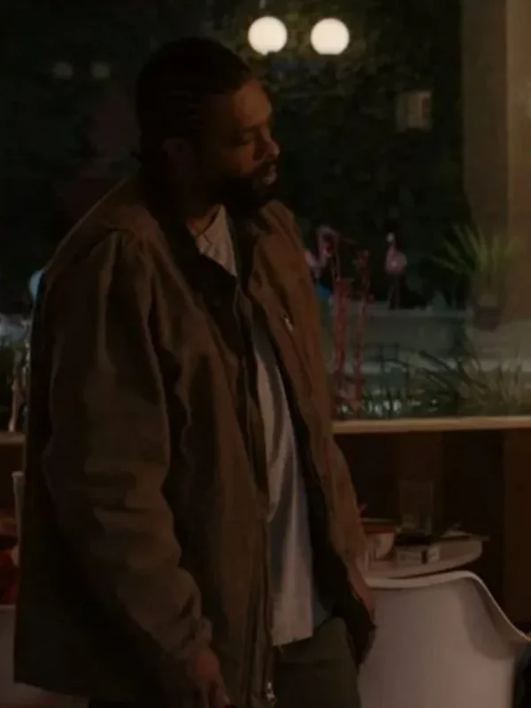 Snowfall S05 Peaches Brown Cotton Jacket