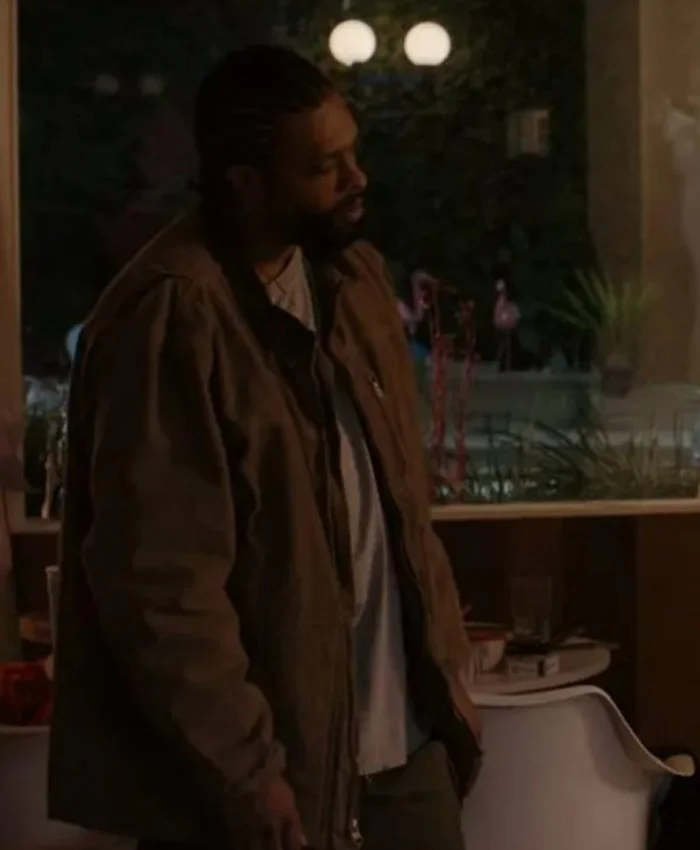 Snowfall S05 Peaches Brown Cotton Jacket Snowfall S05 Peaches Brown Cotton Jacket