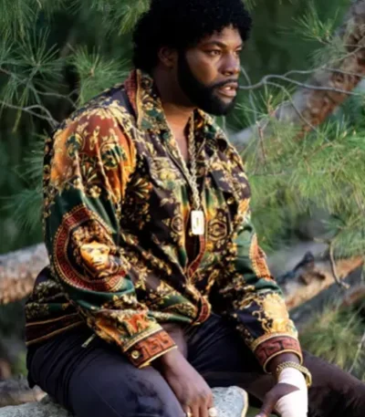 Snowfall S05 EP07 Jerome Saint Printed Jacket