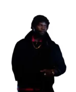 Snowfall S05 Jerome Saint Black Wool Jacket
