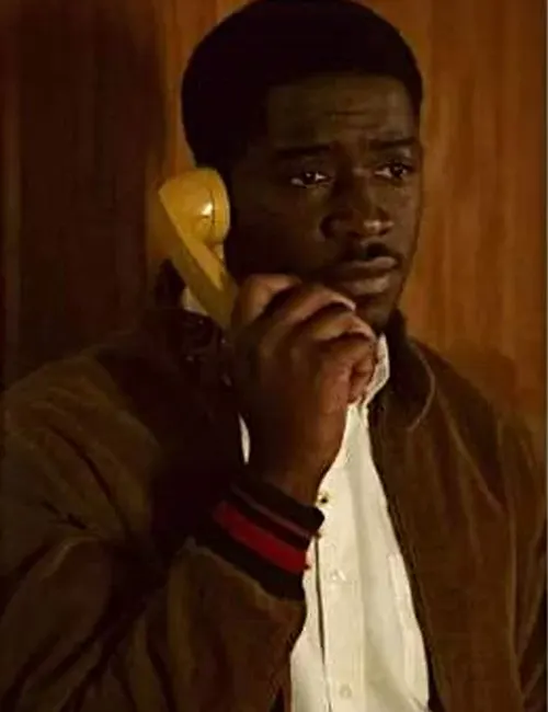 Snowfall S06 Franklin Saint Brown Bomber Jacket Snowfall S06 Franklin Saint Brown Bomber Jacket