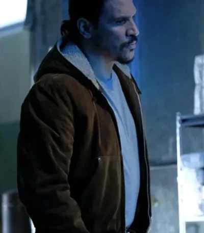 Snowfall S06 Sergio Peris-Mencheta Brown Jacket