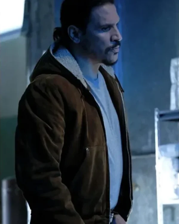 Snowfall S06 Sergio Peris-Mencheta Brown Jacket