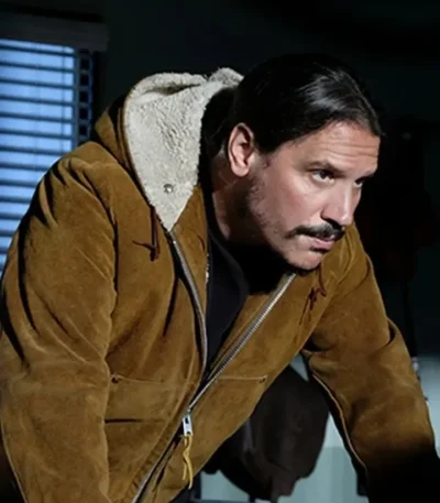 Snowfall S06 Sergio Peris-Mencheta Brown Jacket