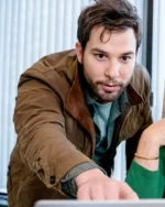 So Help Me Todd Brown Cotton Jacket