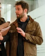 So Help Me Todd Brown Cotton Jacket