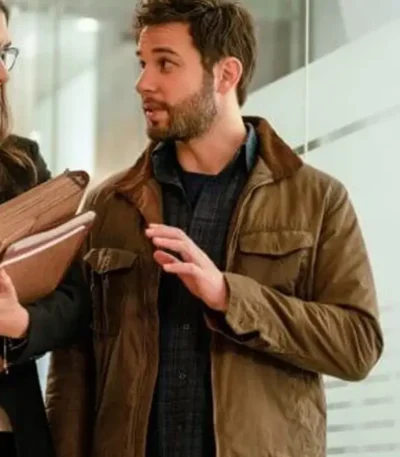 So Help Me Todd Brown Cotton Jacket
