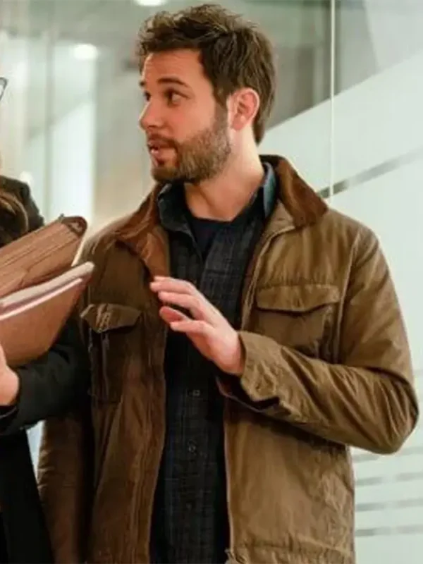 So Help Me Todd Brown Cotton Jacket