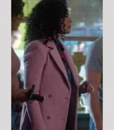 So Help Me Todd Francey Pink Coat