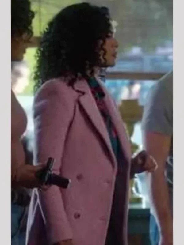 So Help Me Todd Francey Pink Coat