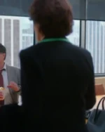 So Help Me Todd Marcia Gay Harden Black Corduroy Blazer