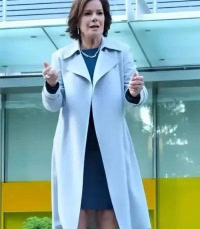 So Help Me Todd Margaret Blue Trench Coat