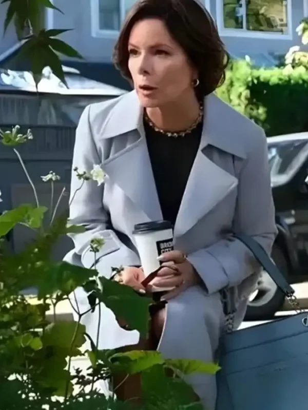 So Help Me Todd Margaret Blue Trench Coat