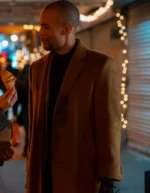 Something from Tiffany’s 2022 Kendrick Sampson Brown Coat