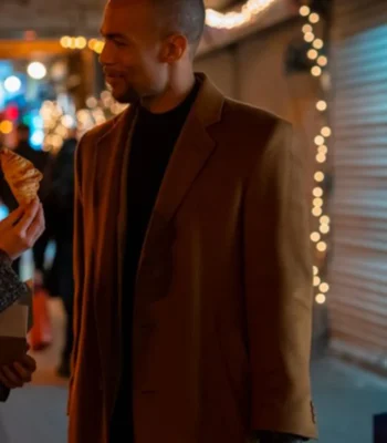 Something from Tiffany’s 2022 Kendrick Sampson Brown Coat