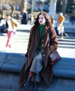 Something from Tiffany’s Zoey Deutch Brown Long Coat