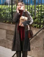 Something from Tiffany’s Zoey Deutch Grey Coat