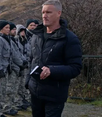 Special Forces World’s Toughest Test Billy Billingham Black Puffer Jacket