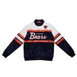 Special Script Chicago Bears Varsity Heavyweight Satin Jacket