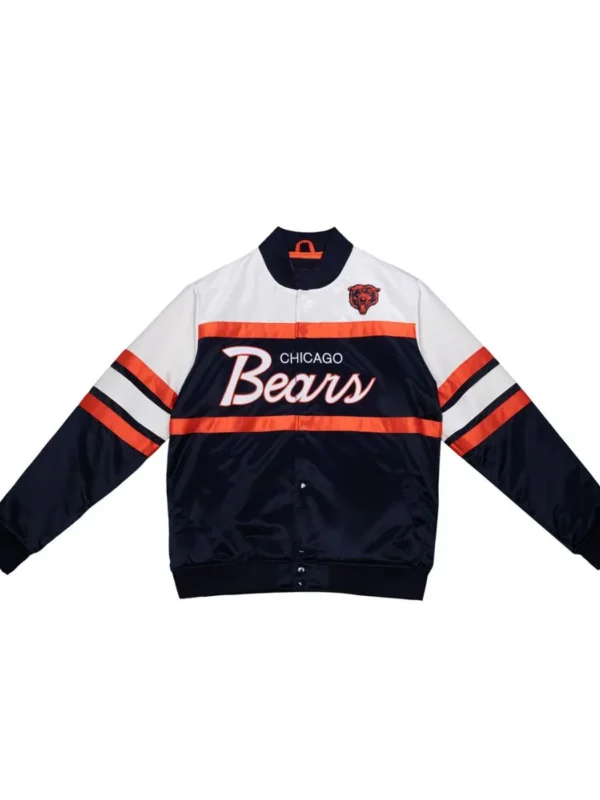 Special Script Chicago Bears Varsity Heavyweight Satin Jacket
