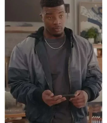 Spencer James All American S06 Grey Bomber Jacket