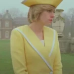 Spencer Kristen Stewart Yellow Wool Coat
