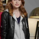 Spencer Sisters 2023 Stacey Farber Black Leather Jacket