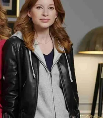 Spencer Sisters 2023 Stacey Farber Black Leather Jacket
