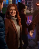 Spider-Man 2 Mary Jane Brown Wool Coat