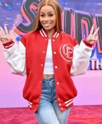 Spider Man Across The Spider-Verse Blac Chyna Varsity Jacket