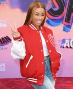 Spider Man Across The Spider-Verse Blac Chyna Varsity Jacket