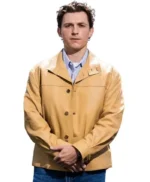 Spider Man Promo Tom Holland 2026 Tan Jacket