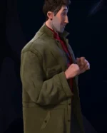 Spider Man Into The Spider Verse Peter B Parker Green Cotton Coat
