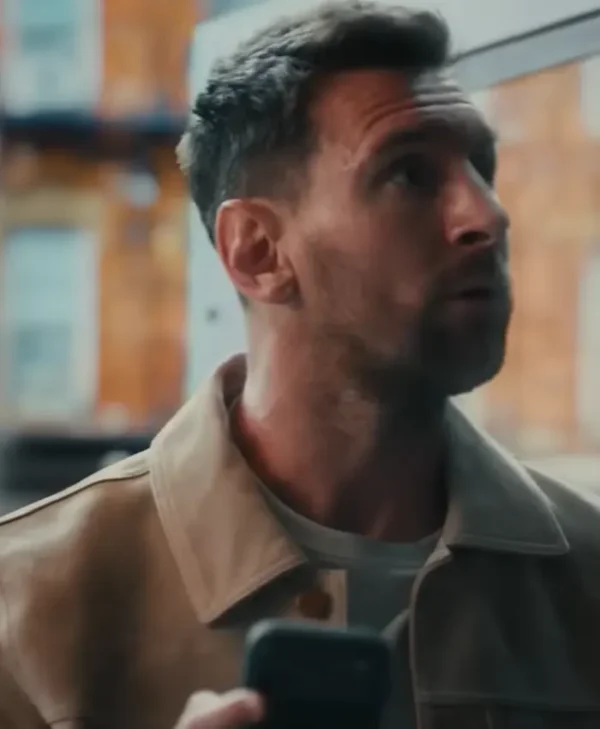 Spider Man Meets Messi Suede Jacket