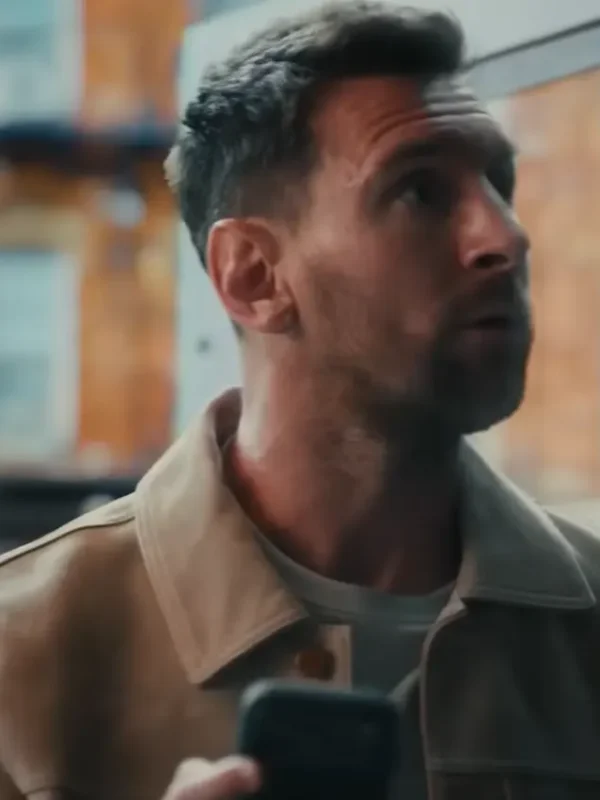 Spider Man Meets Messi Suede Jacket